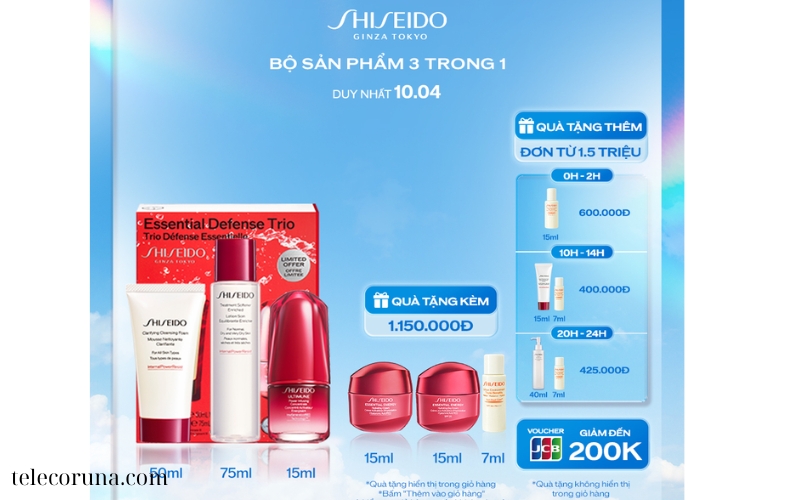 Bộ Sản phẩm Shiseido Ultimate (3)